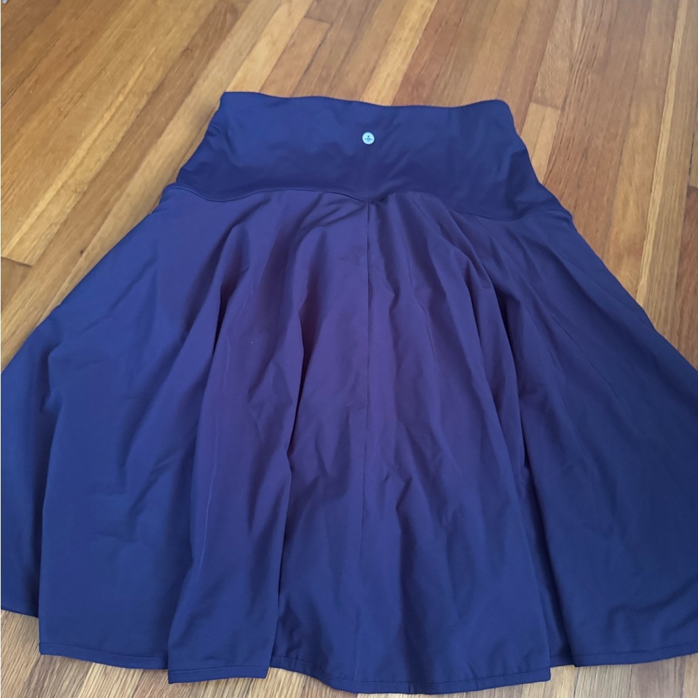 HALARA Deep Blue A-Line Skirt